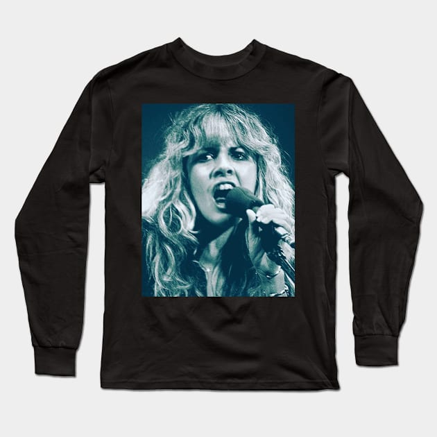 Stevie Nicks Long Sleeve T-Shirt by OcaSign